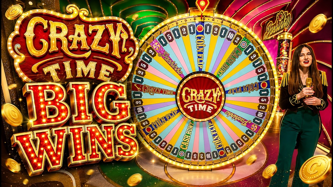 Топ-5 самых крупных выигрышей в Crazy Time за неделю (3-я неделя мая)