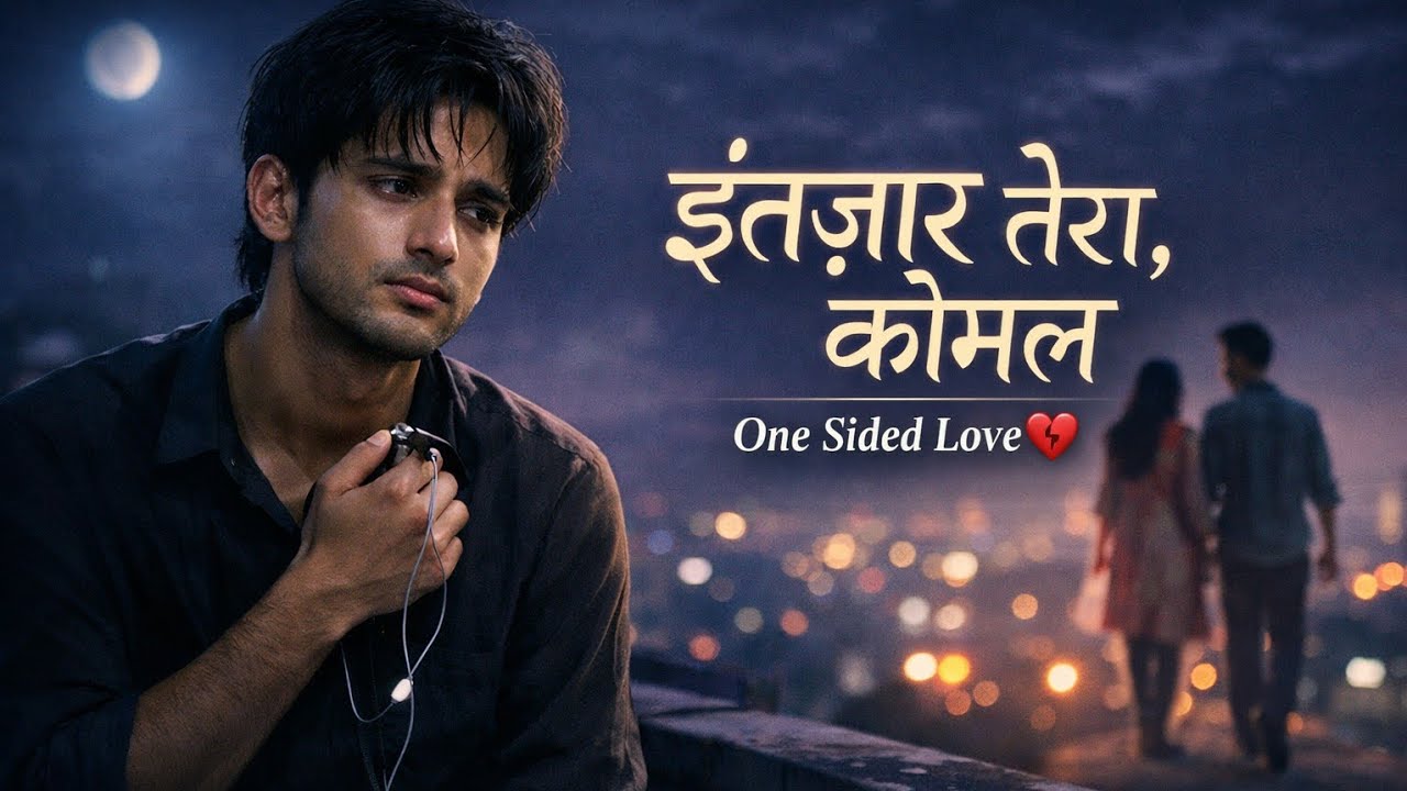 इंतज़ार तेरा, कोमल 💔 | One Sided Love Sad Song | Heart Touching Hindi Song