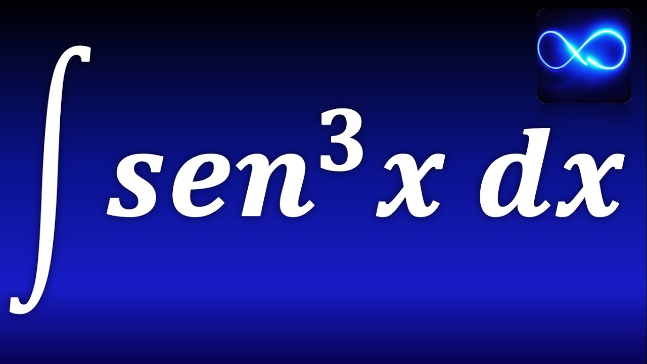 138. Integral de seno al cubo (trigonométrica, exponente impar, EJERCICIO RESUELTO)