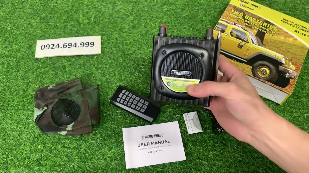 AT-101 Bird Trap Speaker With Bluetooth Connection And Remote Control