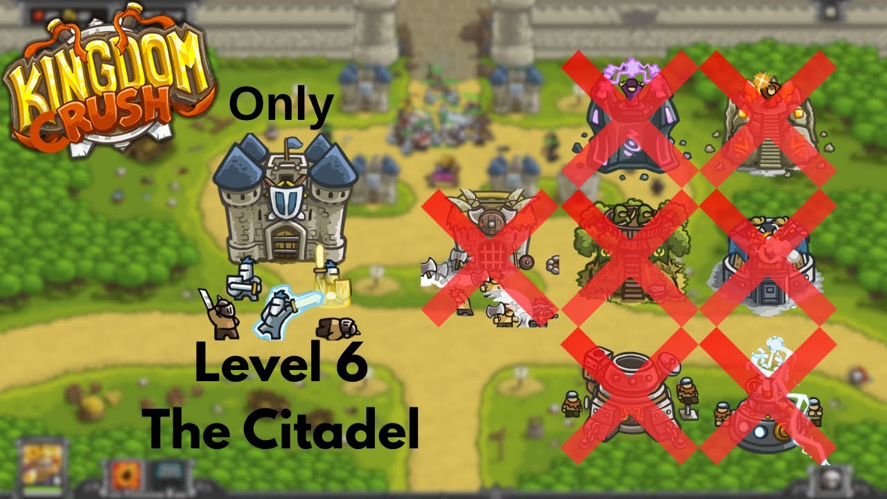 Kingdom Rush - The Citadel - Veteran - Only Holy Order Tower
