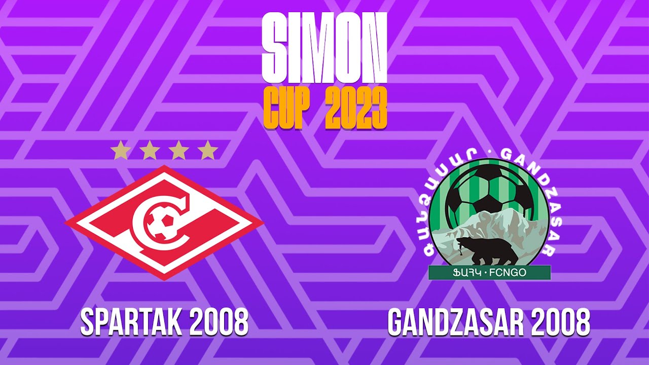 Simon Cup 2023. Spartak 2008 - Gandzasar 2008. LIVE