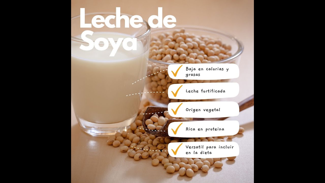 Leche de soya: beneficios, propiedades y c&oacute;mo usarla #bebidasvegetales  #vidasaludable  #renuevate
