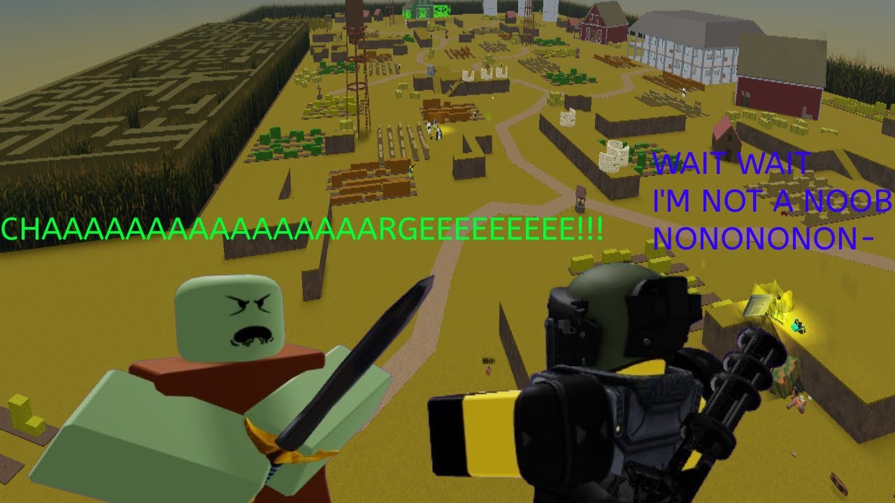 Playing Noob VS Zombies Realish: Reborn because yeah (Last video for this year)