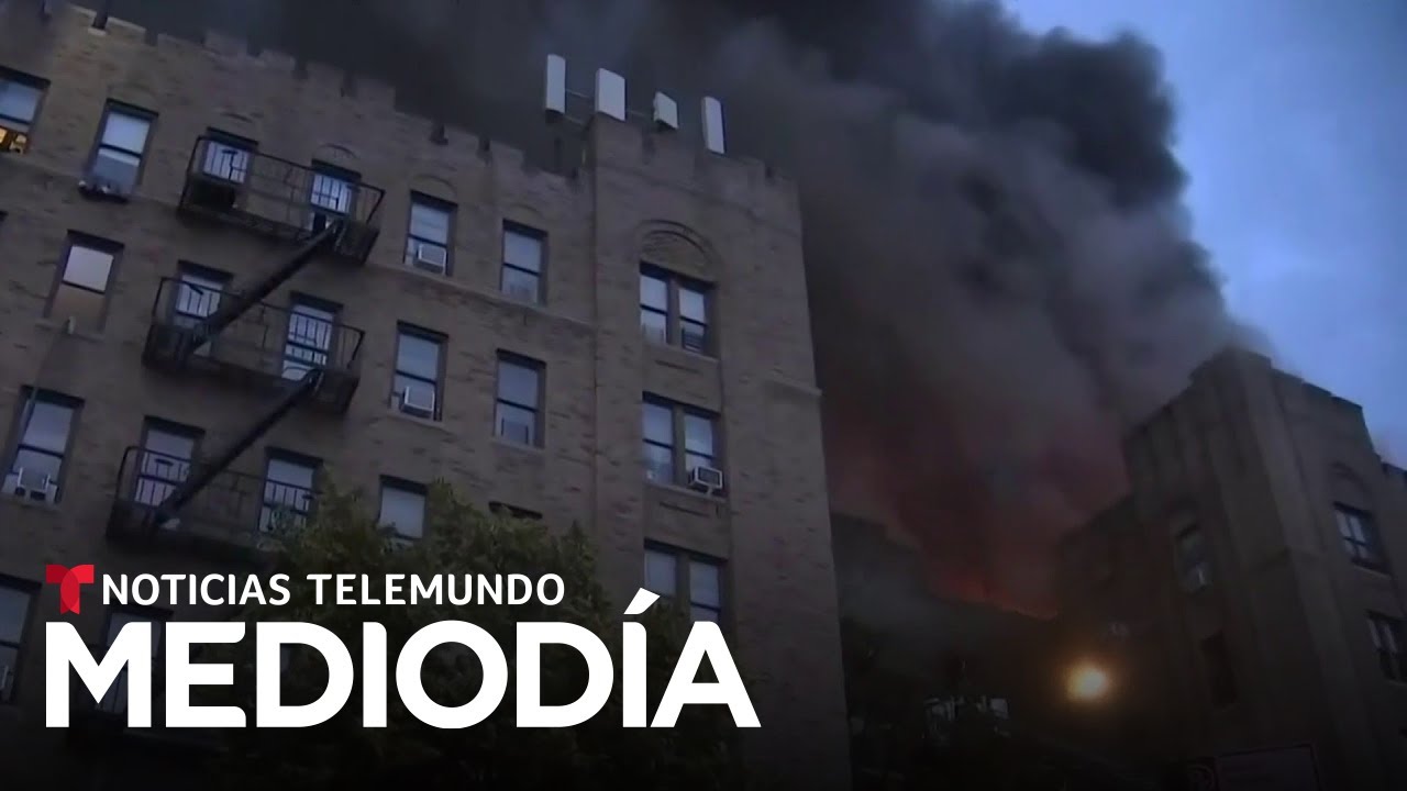 Varias familias latinas afectadas por incendio en el Bronx | Noticias Telemundo