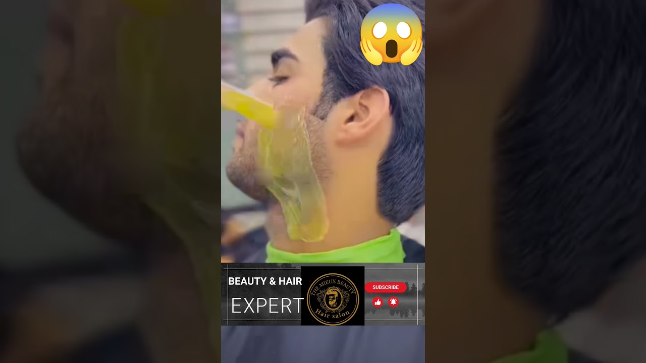 face waxing for men face waxing effect! face waxing benefits!#waxing!#wax!The#mieux!