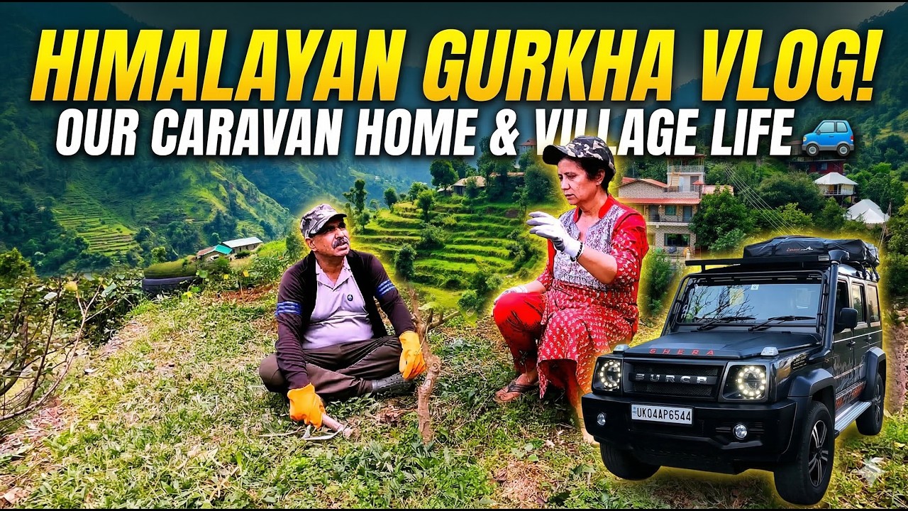 Journey on Mountain Roads with Gurkha & Peaceful Village Living in Dream Home, Mukteshwar, U. K.