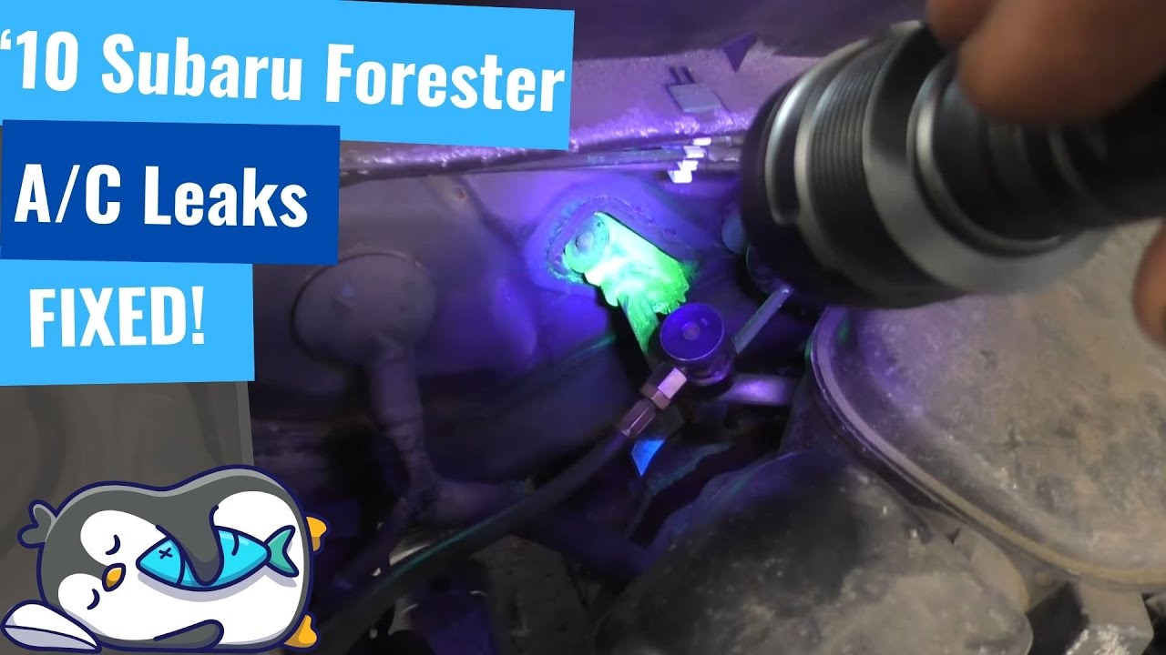 2010 Subaru Forester A/C Repair: Expansion Valve & Condenser Leak Fix
