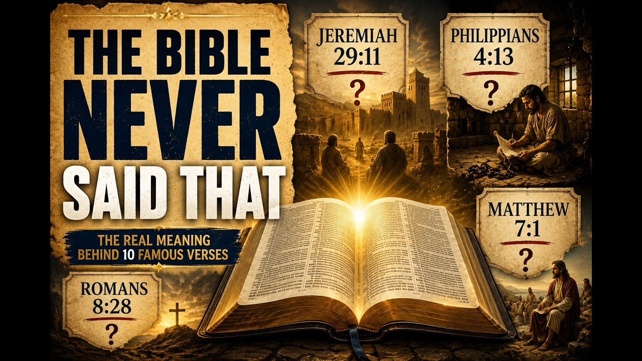 10 Most Misunderstood Bible Verses (What They Really Mean)