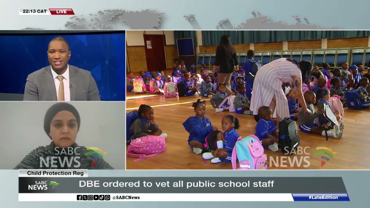 Child Protection Reg | DBE ordered to vet all public school staff