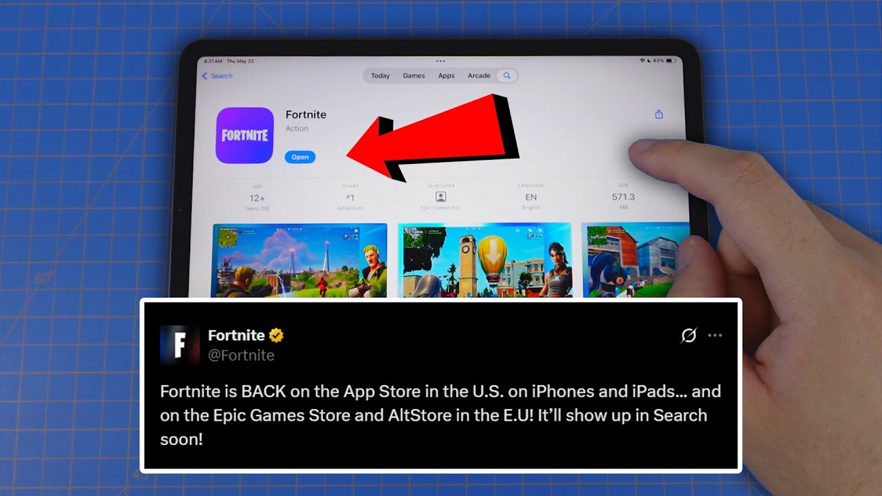 Как скачать Fortnite на iPad (простой способ) 2025