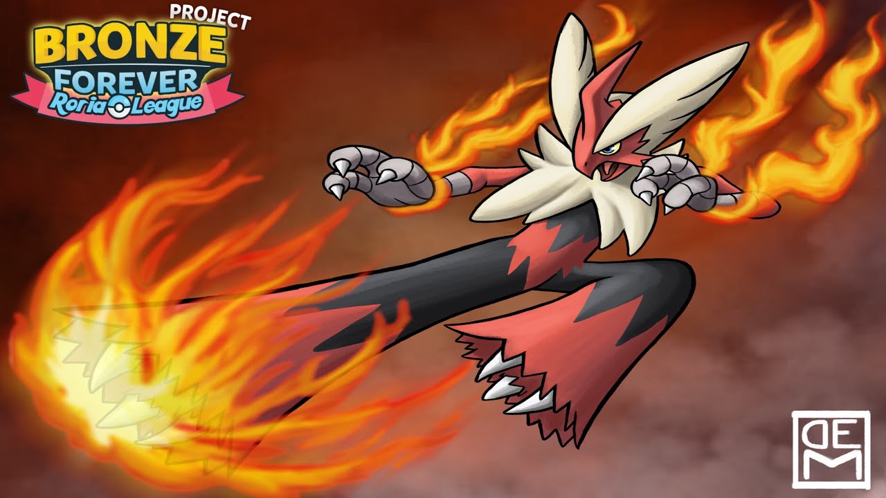 MEGA Blaziken destroys bulky team!! - Pokemon Brick Bronze PVP