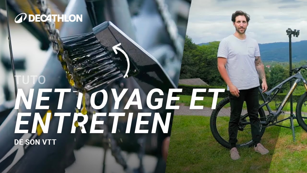 TUTO - Comment bien nettoyer et entretenir son VTT ? (Transmission, chaîne...) 🚲 I Decathlon