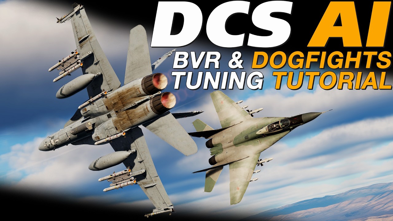 The Ultimate Guide for Tuning the DCS AI for Fun & REALISTIC Air to Air Combat!