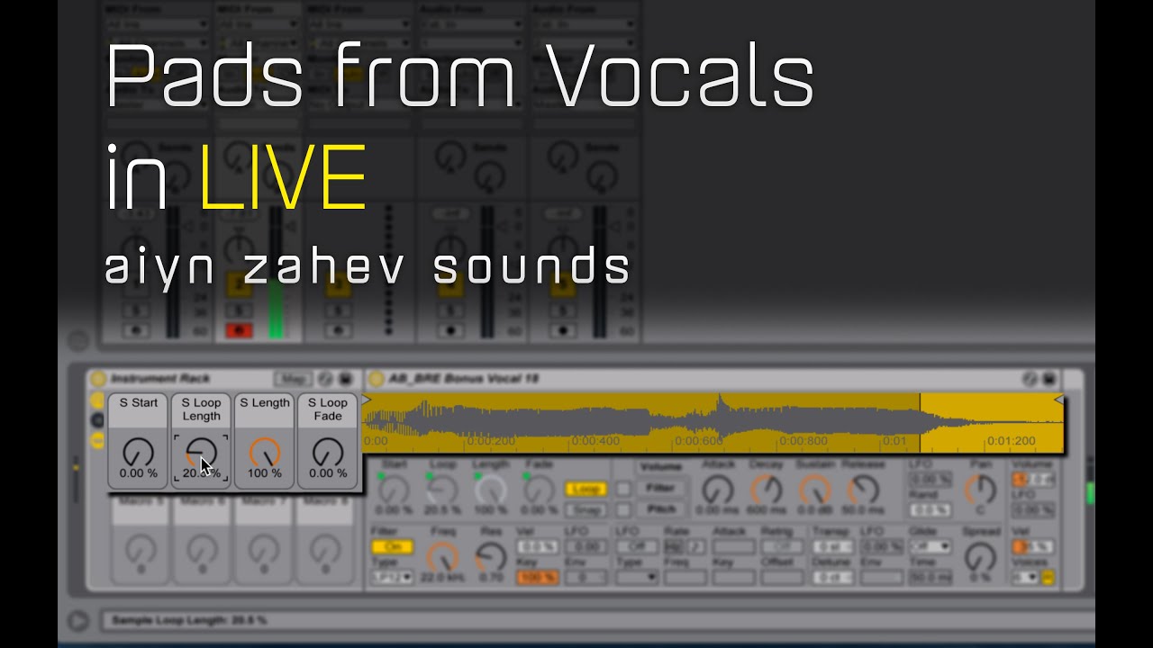 Pads from Vocals in Ableton Live