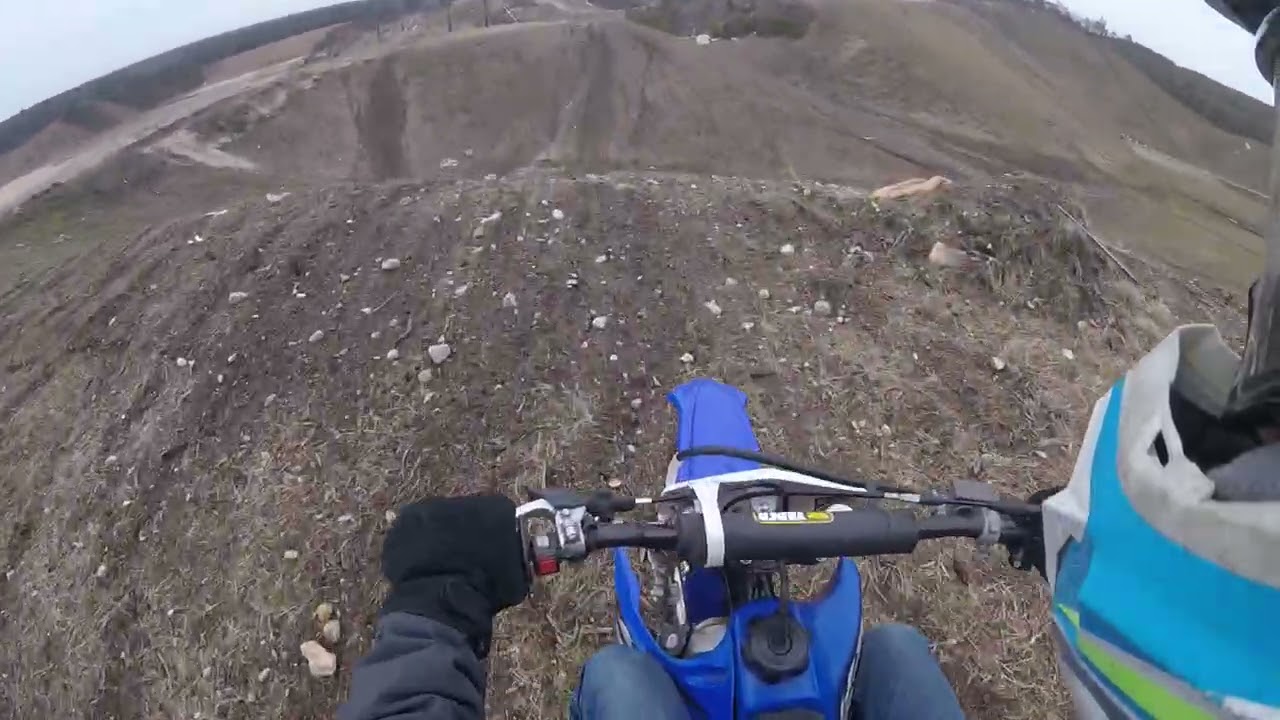 Extreme Hill Riding on YZ85 Bourne MA