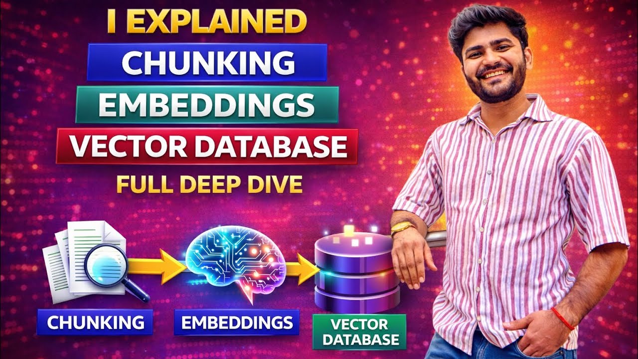 Master Chunking,Embeddings & VectorDB for RAG:Complete Guide