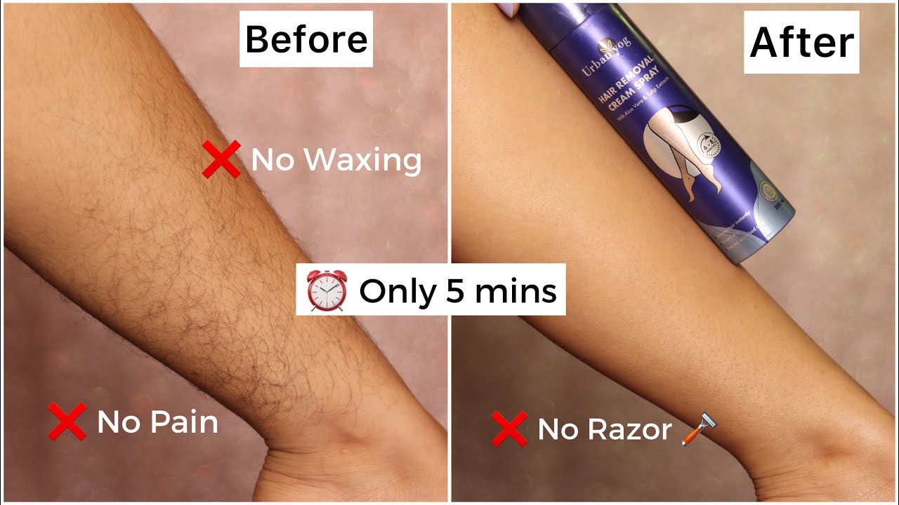 Urban Yog Hair Removal Cream Spray Review || Does It Really Work?