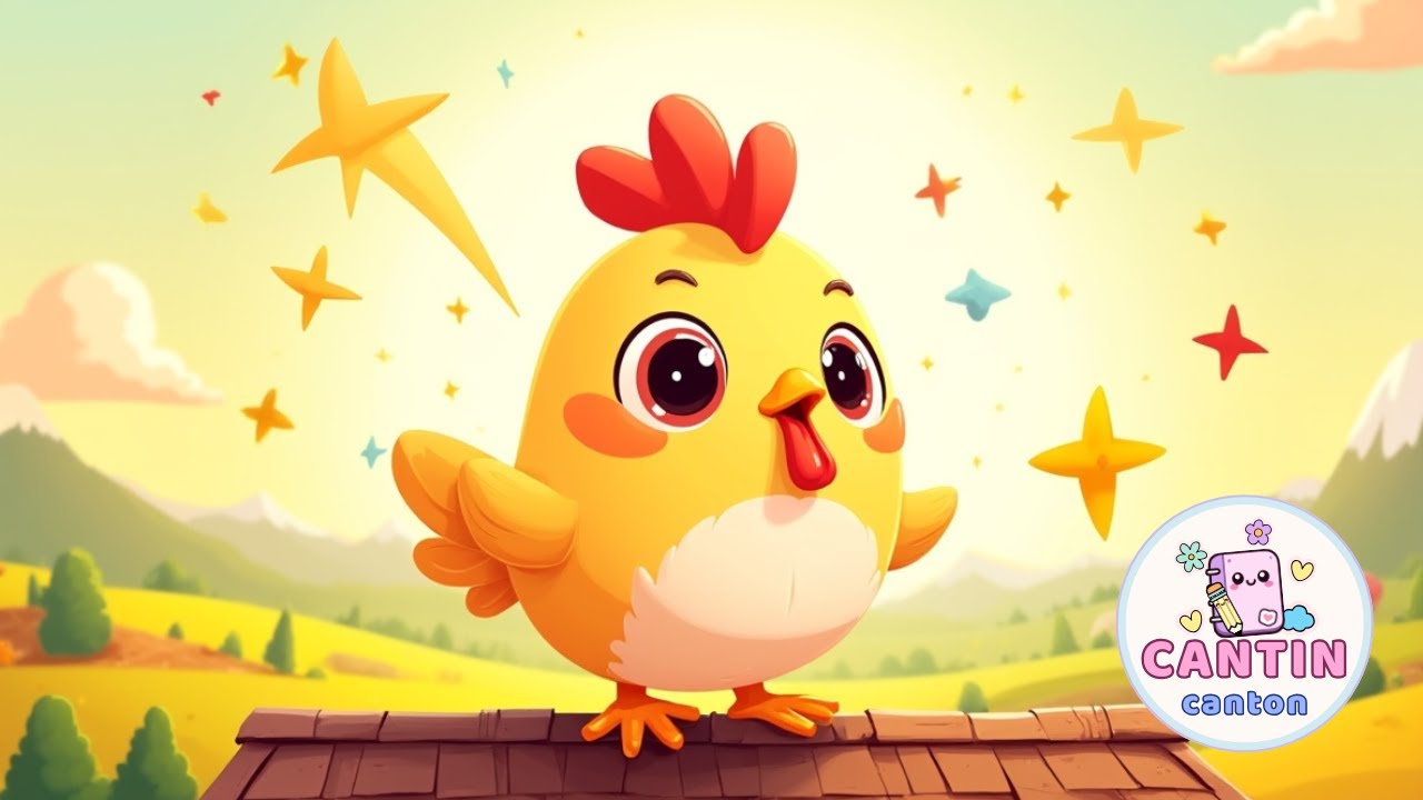 🎶🐓 Galo Kikirikí | Música Infantil Educativa para Crianças 🌞🌈