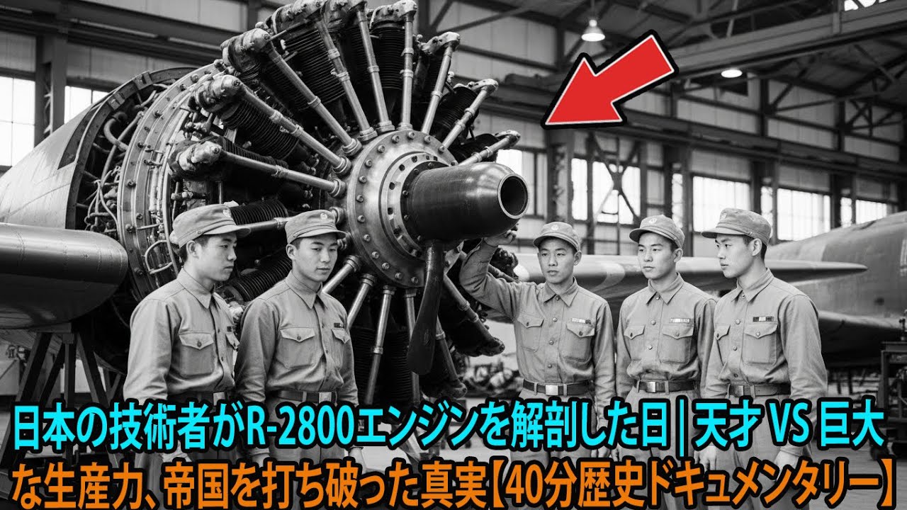 日本の技術者がR-2800エンジンを解剖した日 | 天才 VS 巨大な生産力、帝国を打ち破った真実【40分歴史ドキュメンタリー】