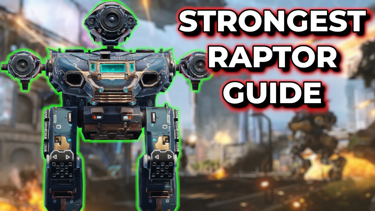 WR - How I Make The Strongest Raptor - Raptor Guide + Equalizer Giveaway Winners | War Robots