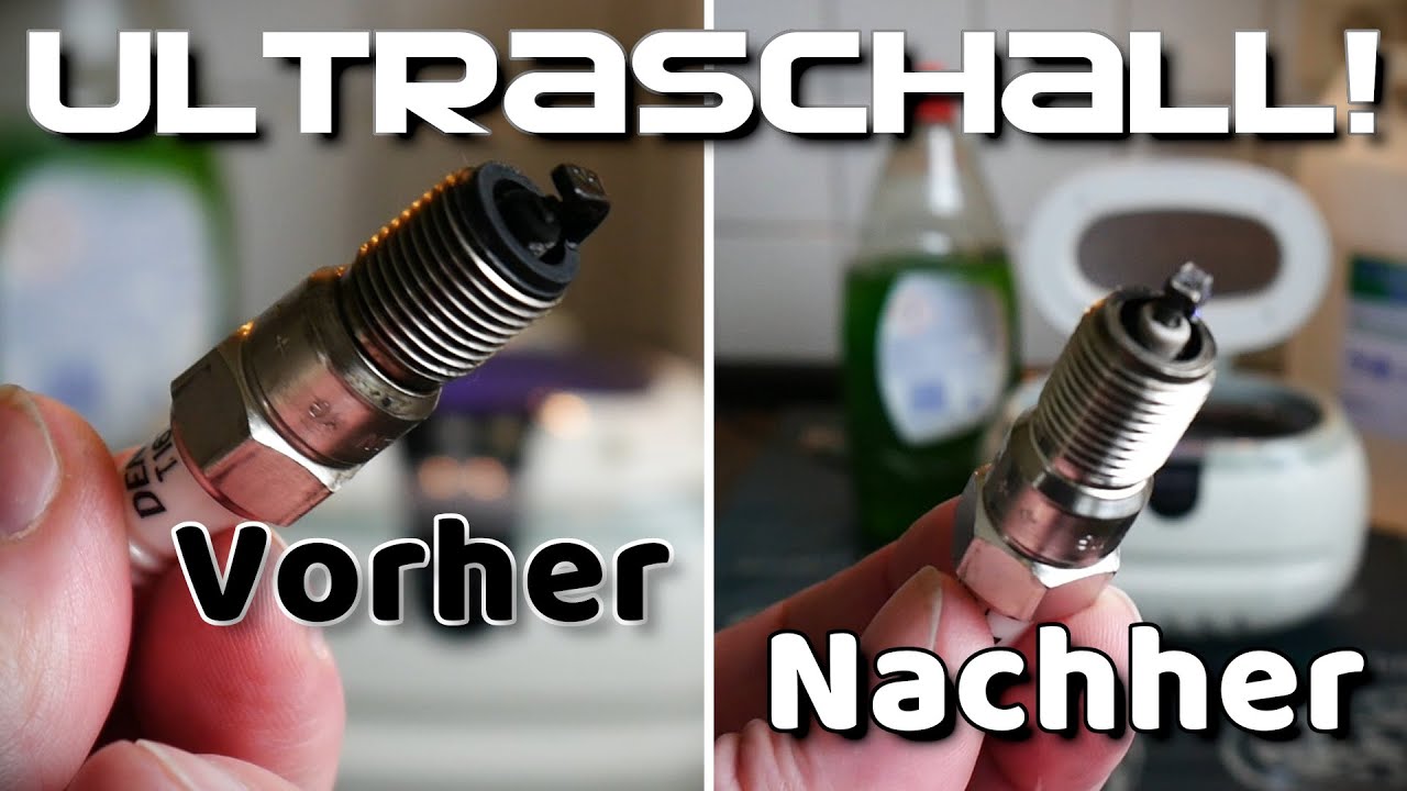 Zündkerzen reinigen nur mit Spülmittel im Ultraschallbad, klappt das? 🤔