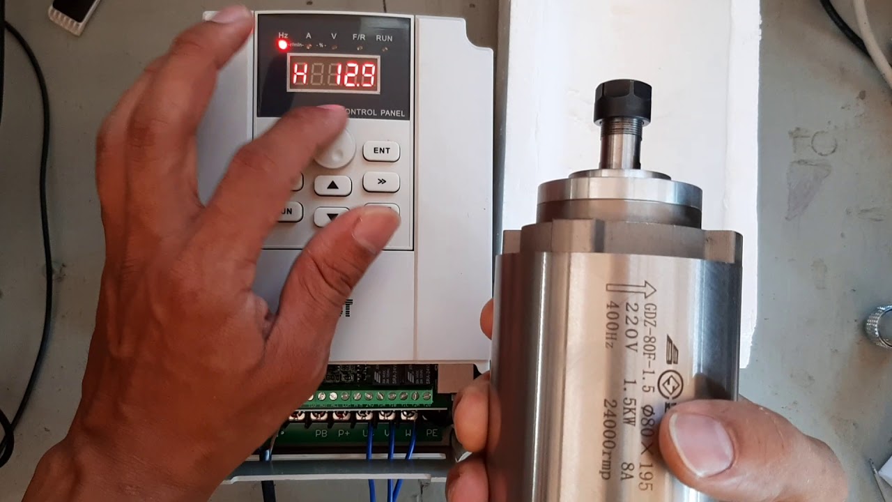 Khai báo biến tần best với mach3 cnc