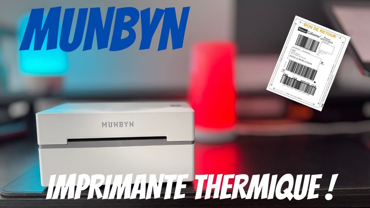 Une imprimante thermique pour &eacute;tiquette  sur iPhone, Android, mac et windows . Test MYNBYN P130B