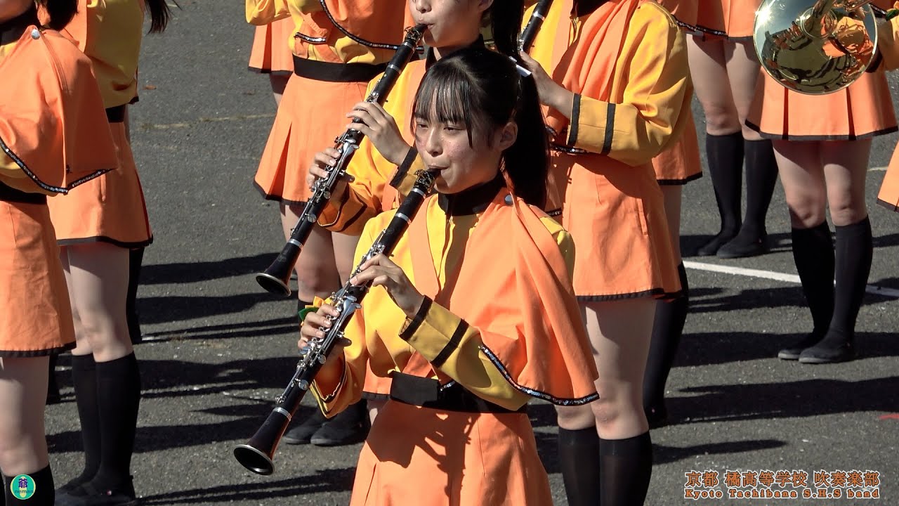京都橘高等学校吹奏楽部 扶桑町ステージドリル   京都橘高中銅管樂隊 扶桑鎮舞台訓練