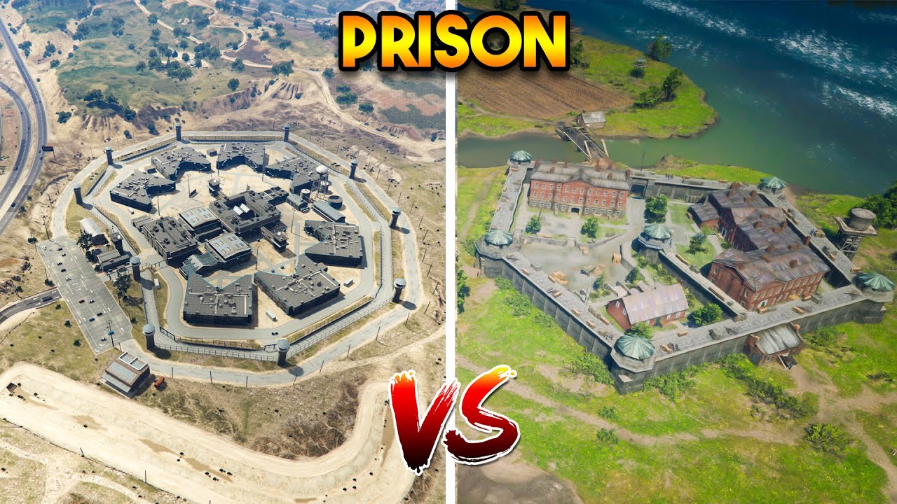 GTA 5 PRISON VS RDR 2 PRISON : CAN YOU ESCAPE?