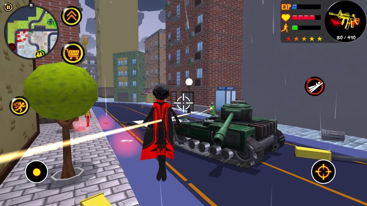 Stickman Superhero | Naxeex | Android Gameplay HD Video
