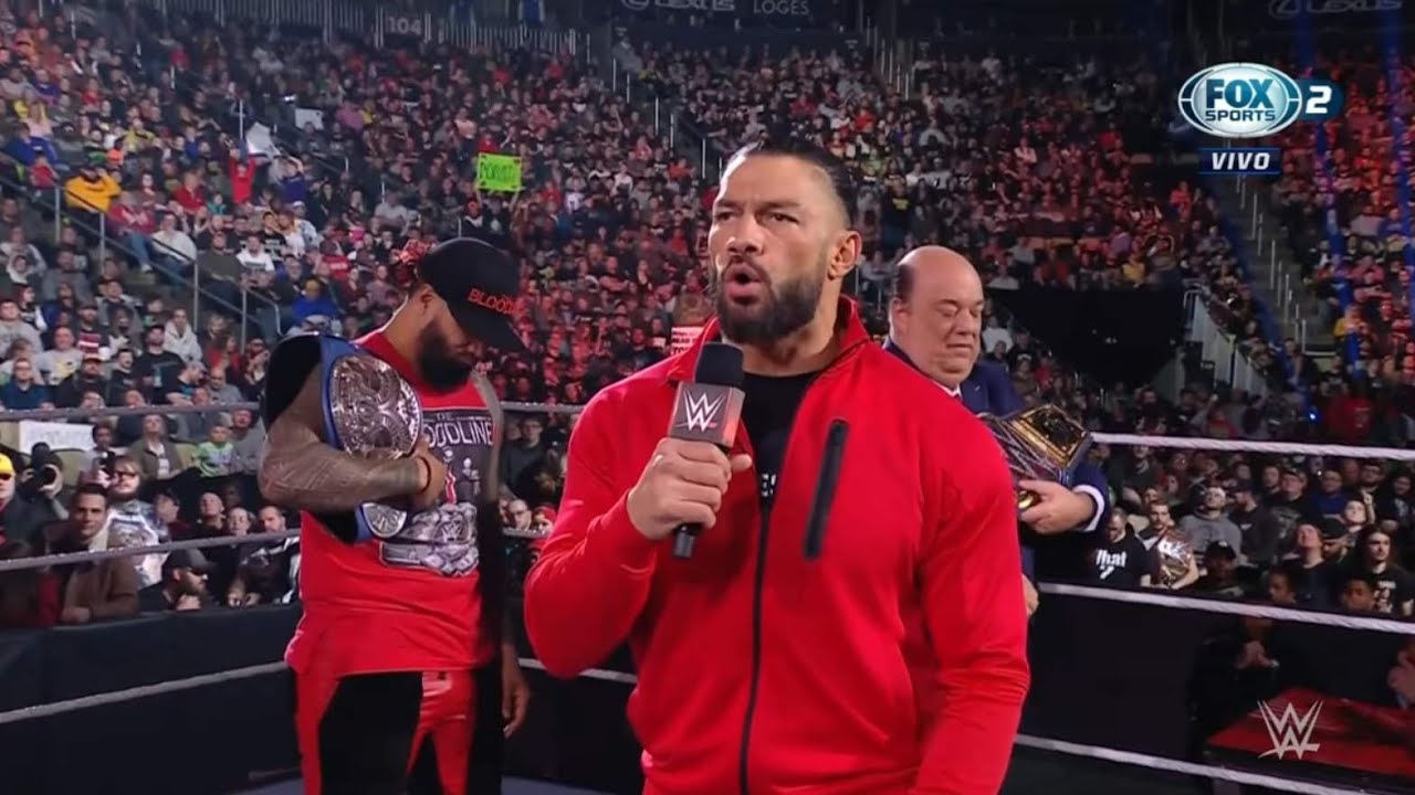 Roman Reigns dice que acabara con Brock Lesnar en WM 38 - Wrestlemania Raw Español: 28/03/2022