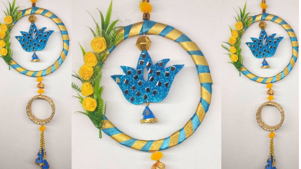 🎇 Diwali decoration idea / Toran making /Bandhanwar / Diwali diy / Door hanging 🎉