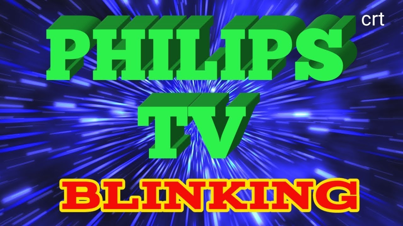 #Philipstv#Power#Problem.How to repair philips crt  tv LED blinking.