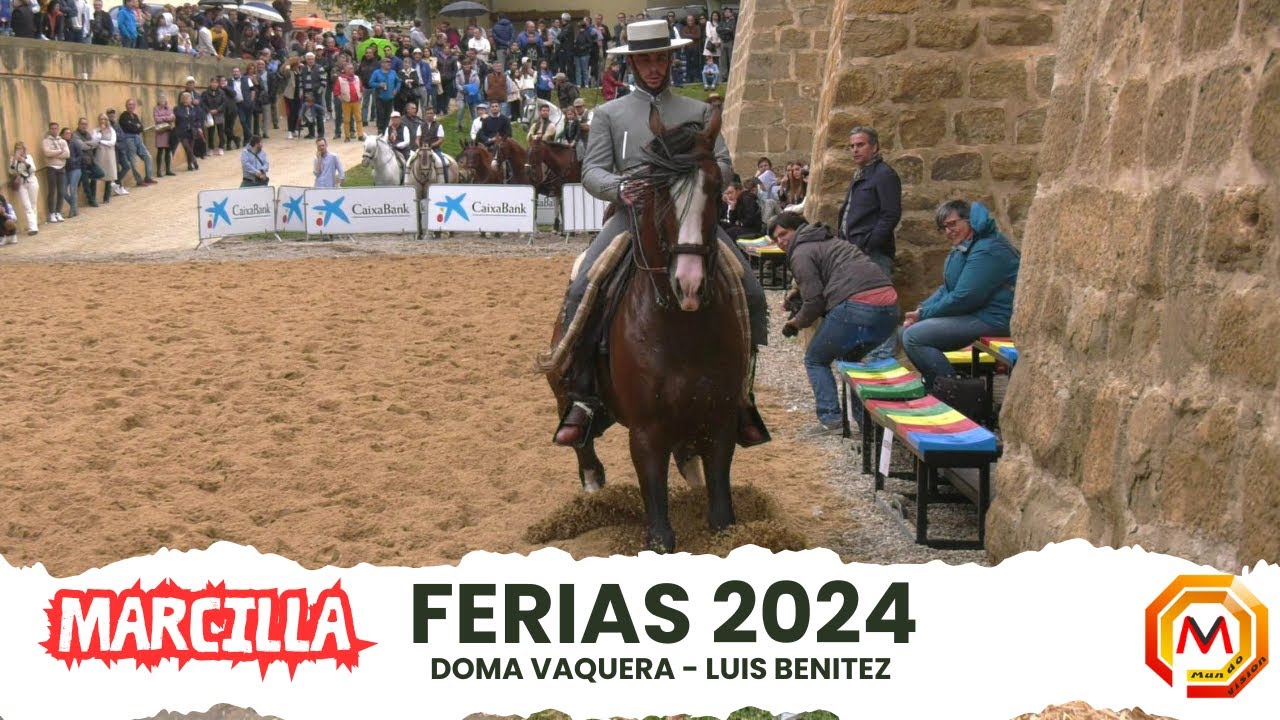 Tv Marcilla - 12/10/2024 - Ferias - Exhibición de Doma Vaquera de Luis Benítez.