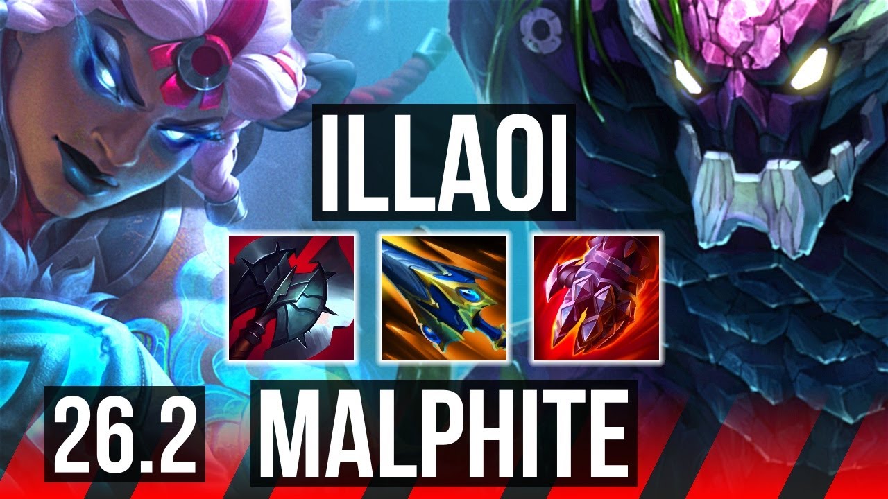 ILLAOI vs MALPHITE (TOP) | 52K damage | EUW Master | 26.2