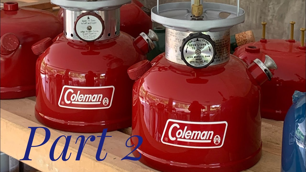 Coleman Lantern 200a 05/1977 Clean up fuel system and test run Part/2