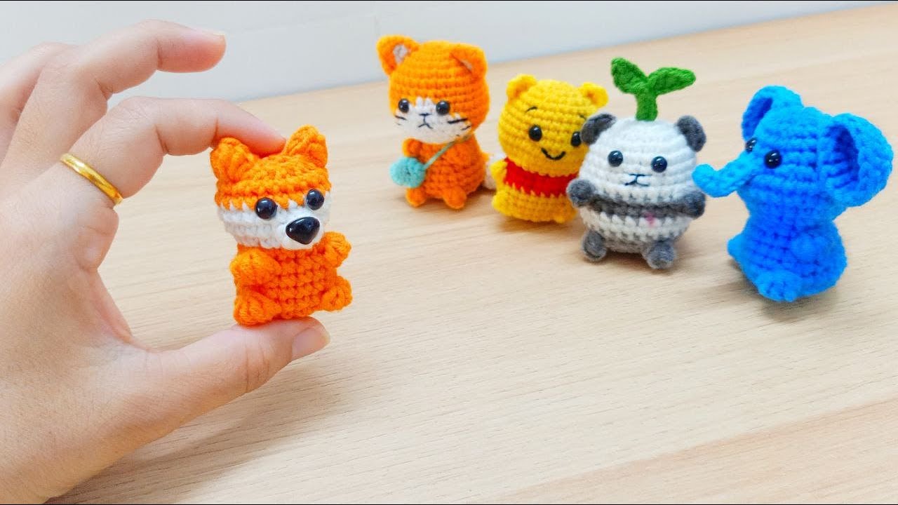NO SEWING | Crochet fox | Móc con cáo làm móc khóa