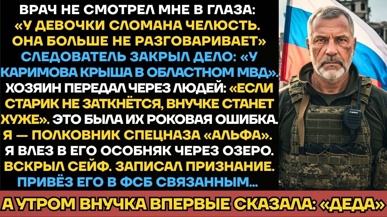 Торговец Людьми Похитил Школьницу, Не Зная, Что Её Дед — Полковник «Альфы»