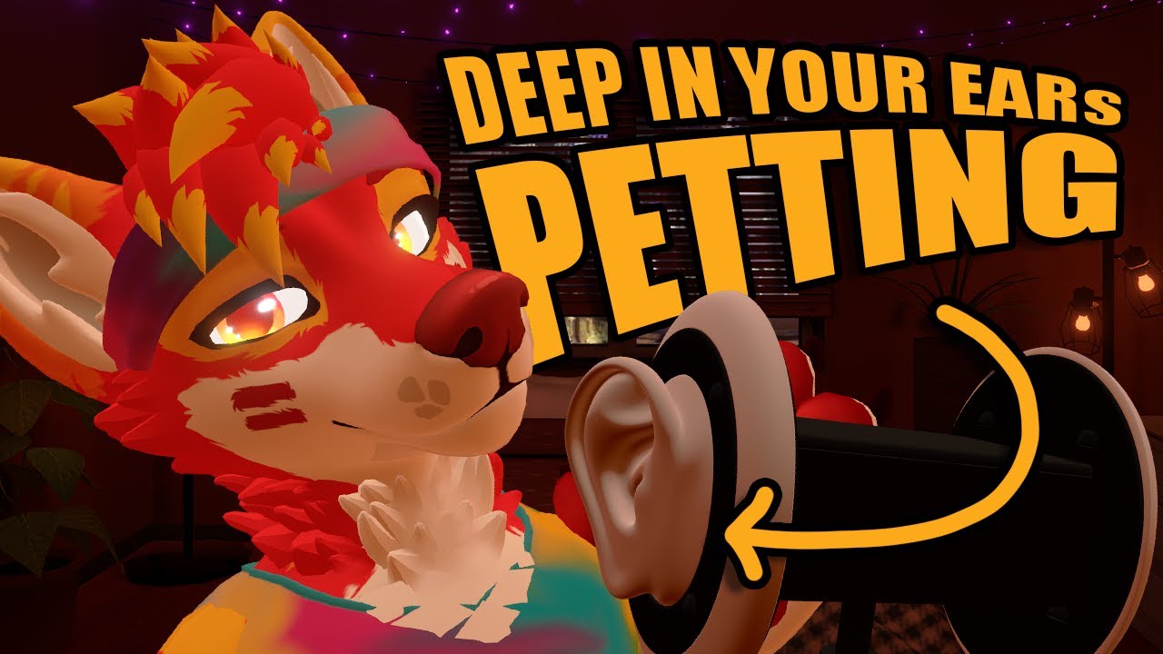 Furry ASMR: DEEP In Your Ears Petting 🤤 (Giving you HEADPATS) [VRChat 3DIO]