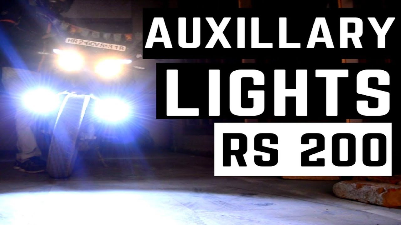 Auxillary Lights For RS200 | Fog Lights | CREE Led's |