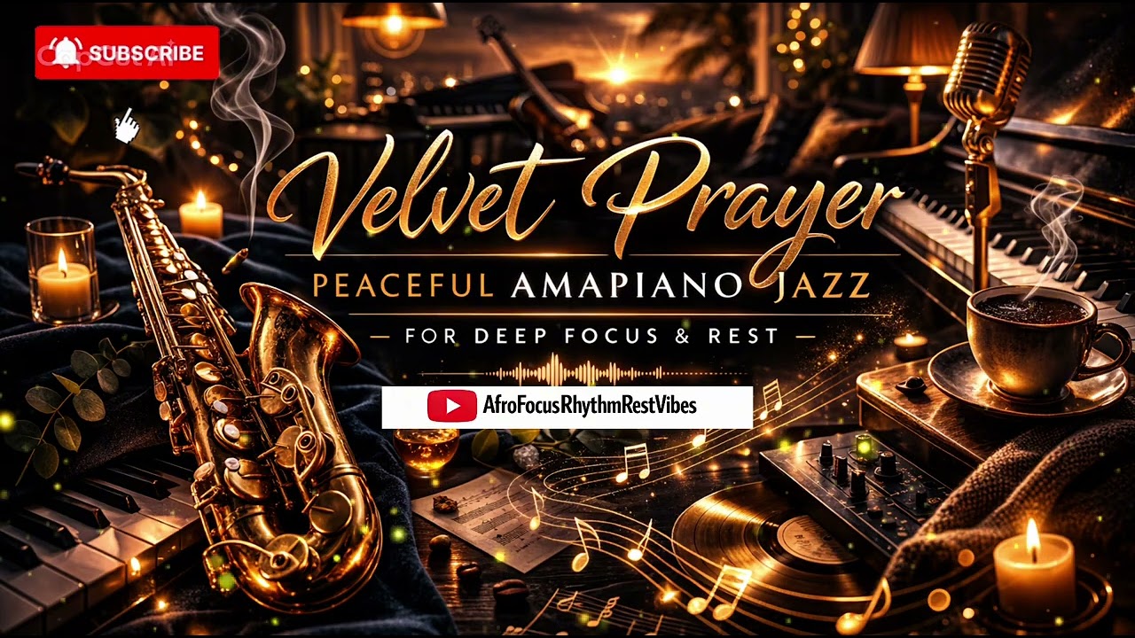 Velvet Prayer 2🎷 | Peaceful Amapiano Jazz for Deep Focus & Rest