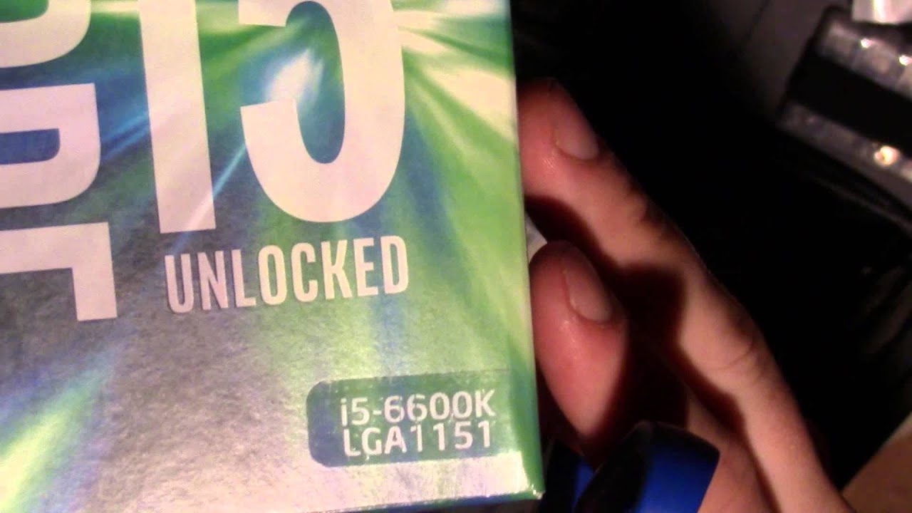 Intel Skylake - i5 - 6600K Quad Core Processor CPU LGA 1151 Unboxing