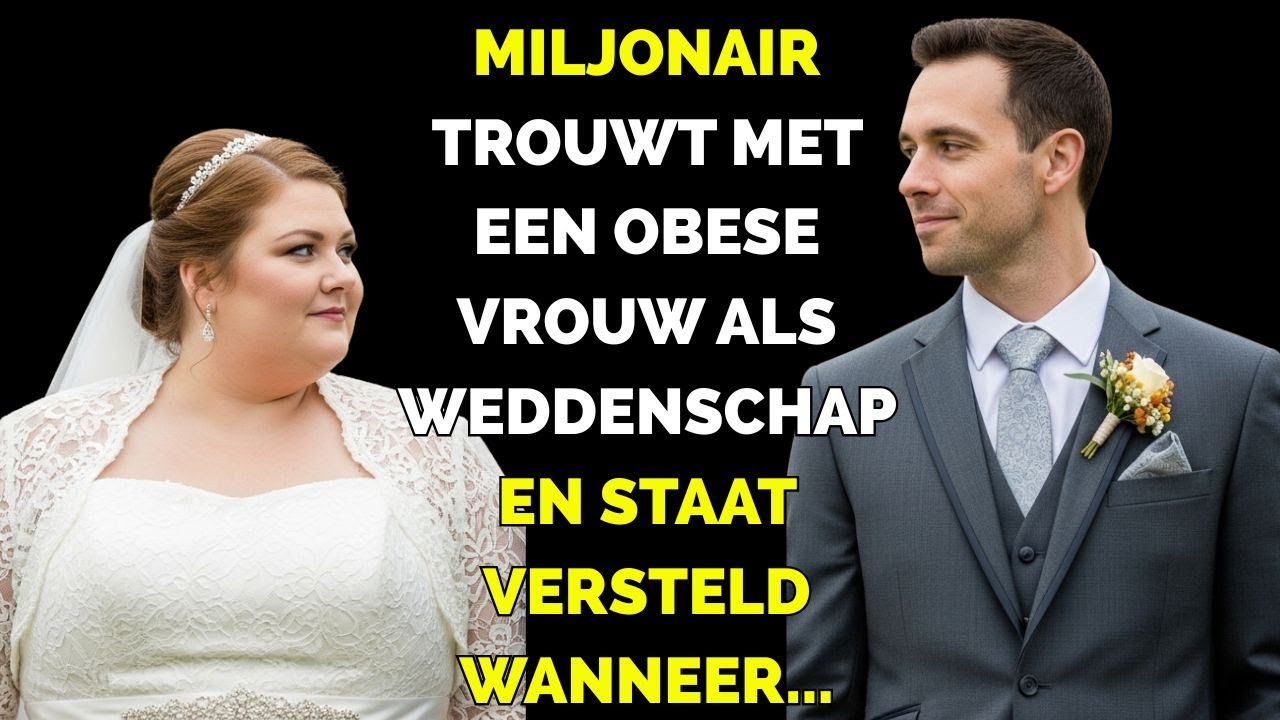 Miljonair trouwt met een obese vrouw als weddenschap en staat versteld wanneer...
