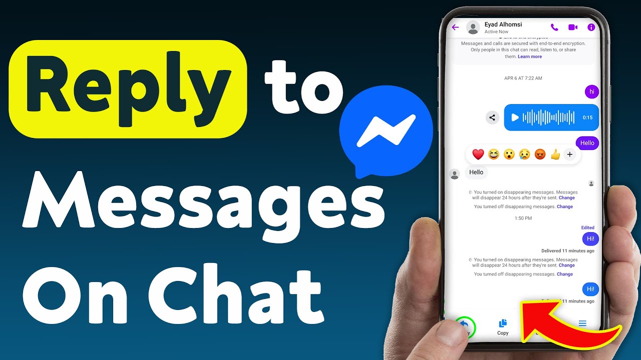 How to Reply to Messages On Chat on Messenger (Updated)