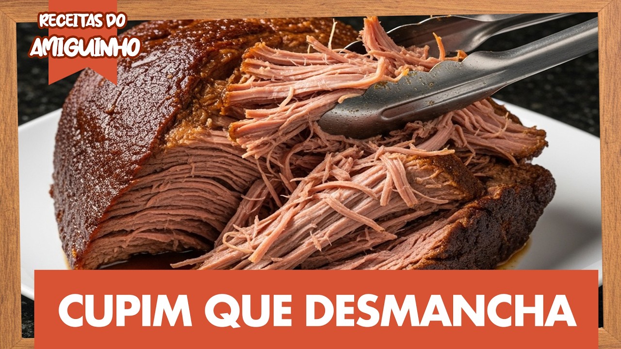 O MELHOR CUPIM QUE DESMANCHA! Assado Lentamente no Caldeirão de Ferro | Receitas do Amiguinho