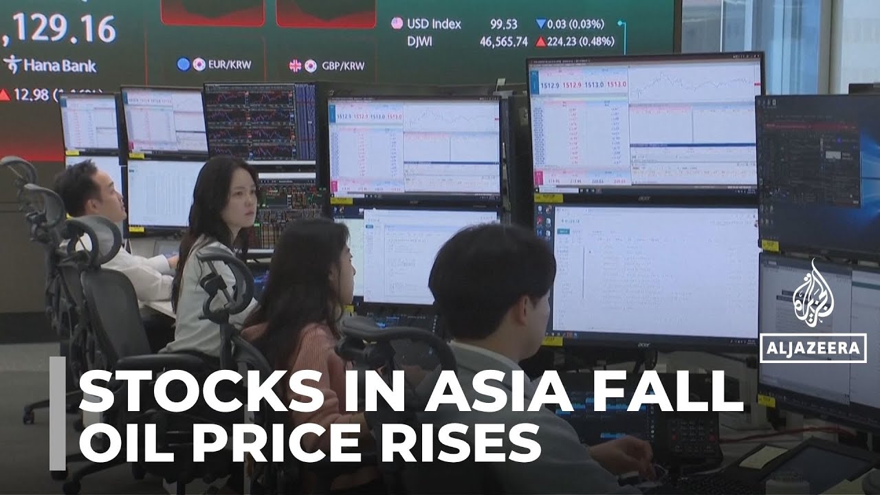 Reaction to Trump&rsquo;s Iran remarks: Stocks in Asia fall and brent crude oil price rises