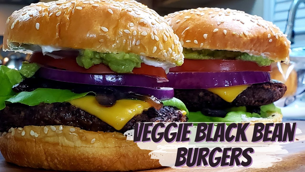 Veggie Black Bean Burgers | P & R Makes