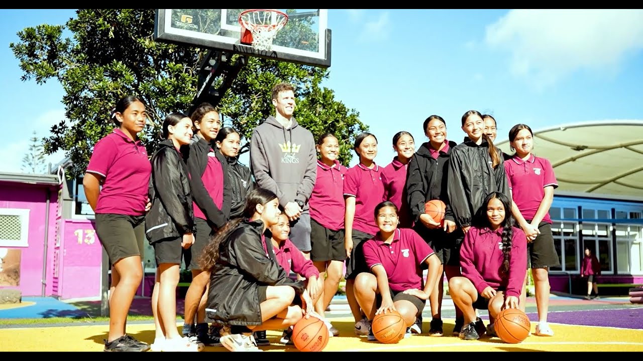 Sylvia Park School Outdoor Court Opening featuring Tom Abercrombie