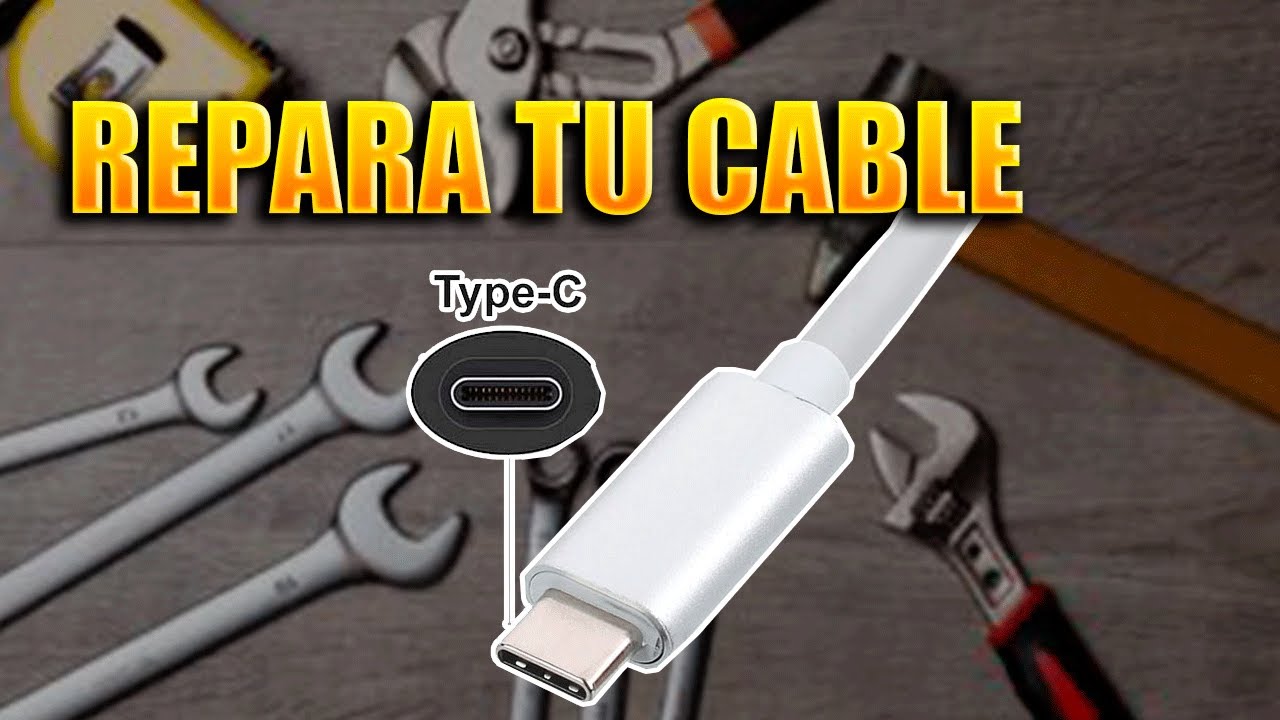 Como reparar un cable TIPO C